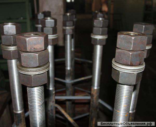 Фундаментные блоки анкерные группы, фундаментные болты ГОСТ 24379. 1-80 производство-поставка