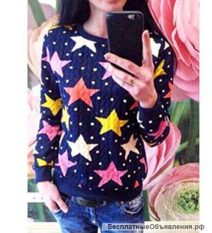 Теплые кофточки с различными принтами