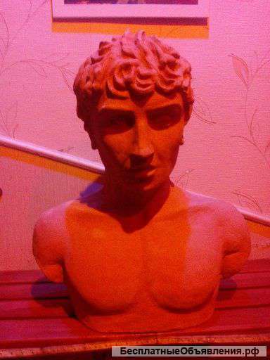 Бюст "Македонский" ручная работа, авторская, украсит ваш интерьер