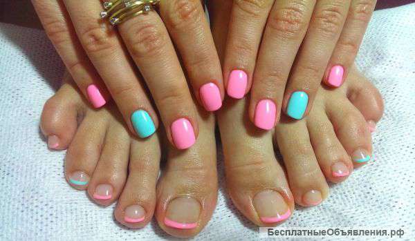 Маникюр,педикюр,гель-лак