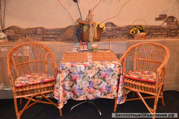 Соломенные кресла : и кресло-качалка