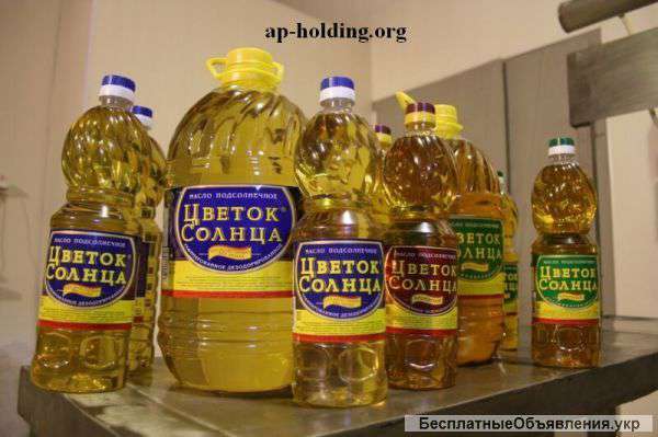 Масло подсолнечное рафинированное Цветок солнца