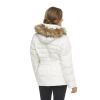 Zero Xposur Puffer Jacket Hooded Winter Coat Pearl solid Women's size L NEW