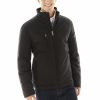 Claiborne Jacket black solid winter Coat polyester men's size S, M NEW