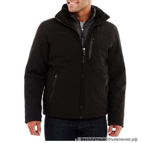 Zero xposur men's jacket coat 4-way stretch layered system black size S NEW