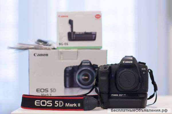 Canon EOS 5D Mark II + батарейный блок в подарок