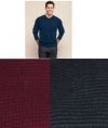 Tommy Hilfiger men's sweater v-neck Striped cotton long sleeves size S, XL NEW