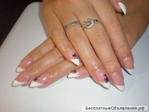 Наращивание гелевых ногтей