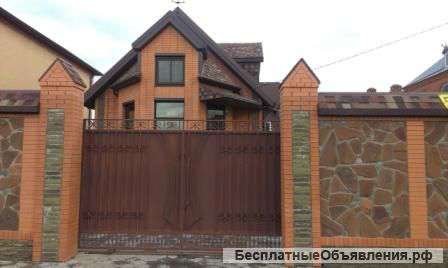 В Кропоткине по ул.Деповской два дома на участке 10 соток: 250 кв.м. и 120 кв.м.