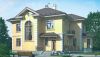 2-этажный коттедж 350 м² (100 м² мансарда) из газобетонных блоков без отделки