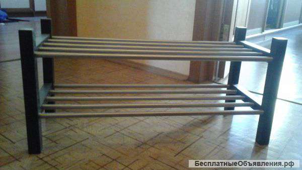 Полка-подставка для обуви черная ИКЕА
