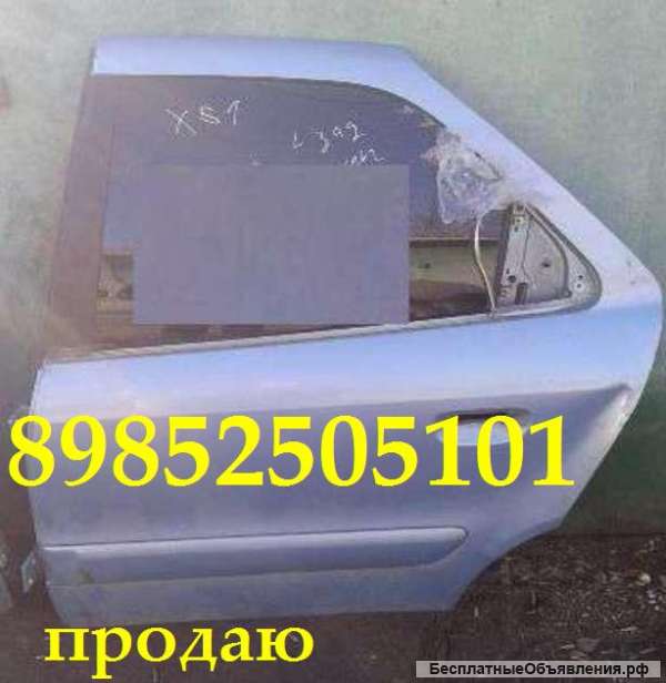 Дверь передняя левая ситроен ксара