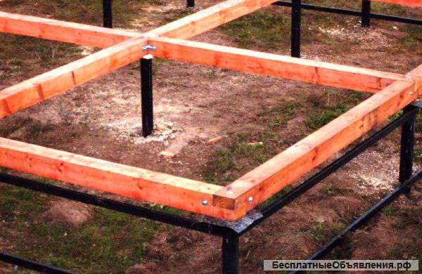 Монтаж свайно-винтового фундамента за один день