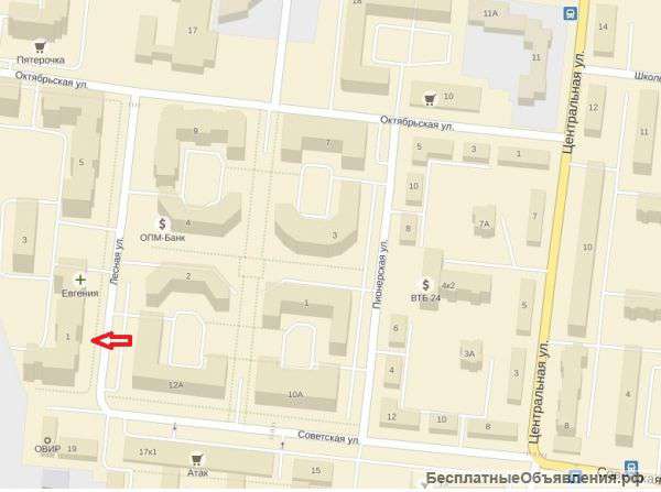 Торговое помещение по цене склада 20тыс.руб за м2