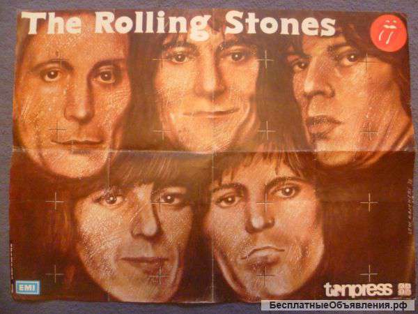 Плакат группы The Rolling Stones 1978 года