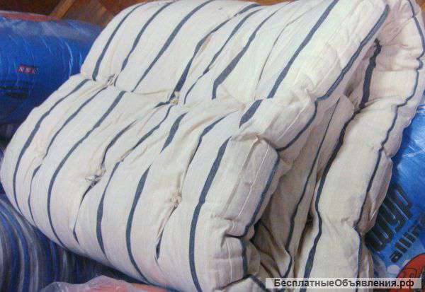 Матрасы ватные плотные и комфортные из ХБ материалов, подушки, одеяла, постельное белье, спецодежда
