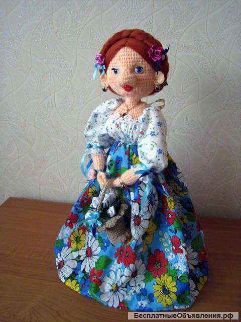 Кукла – Пакетница"Наталья". Ручная работа.