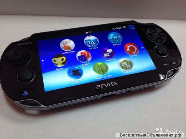 PS vita 3g/wi-fi + 32gb+ чехол и много игр