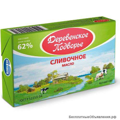 Масло сливочное "Деревенское подворье"