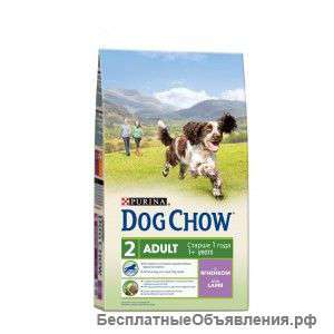 Корм для собак Dog Chow Adult ягненок с рисом, 14 кг