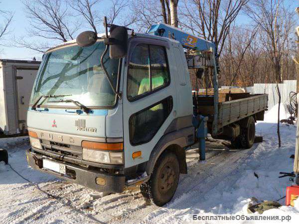 Грузоперевозки грузовик 5 тонн с краном 3 тонны