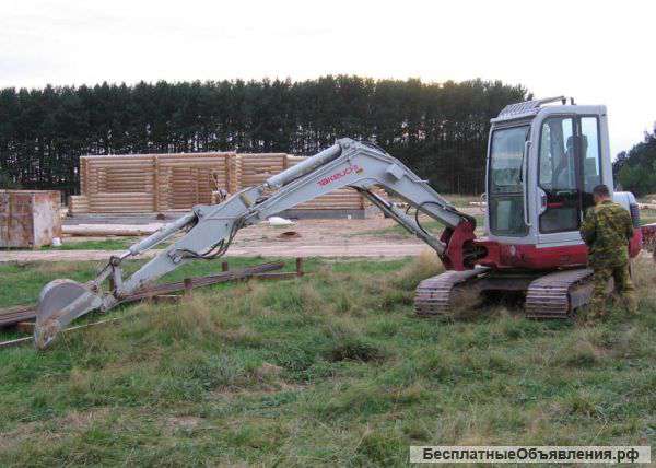 Аренда экскаваторов takeuchi