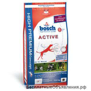 Корм для собак Bosch Active 15 кг