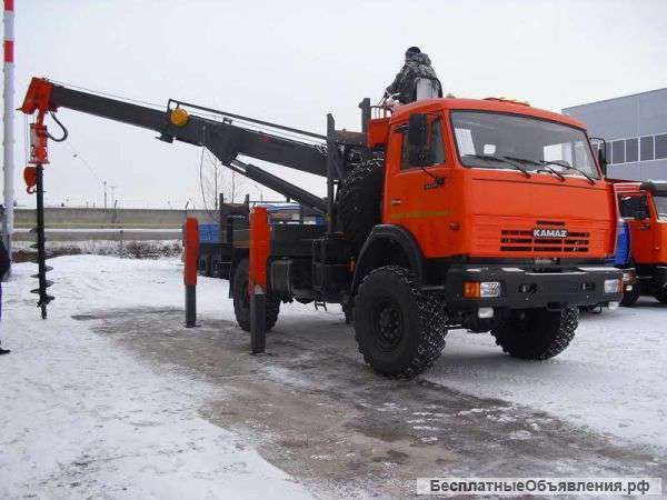 Услуги бурильно крановой машины в Москве и МО