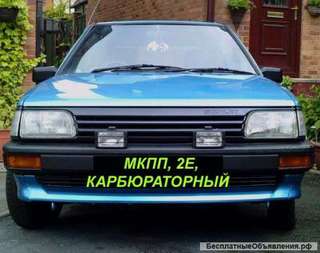 Starlet, EP 71, 1987 Г. В., 2E-LU (1,3Л, Карбюратор), МКПП, 3Двери