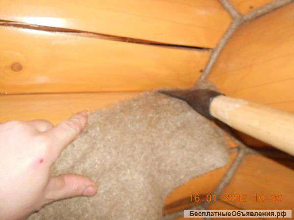 Проконопатим сруб