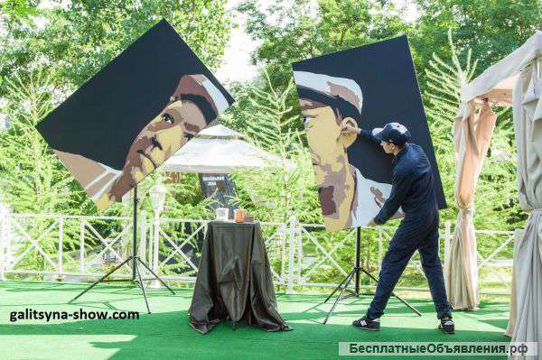 Танцующий художник , составные картины