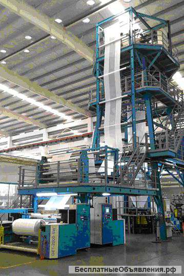 Раздувная пленочная пятислойная линия