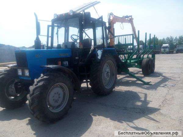 Тележка лесная с манипулятором