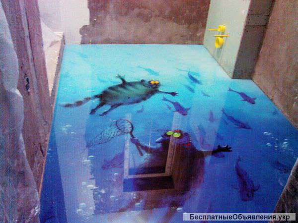 Наливные и 3D полы от компании TexoLed