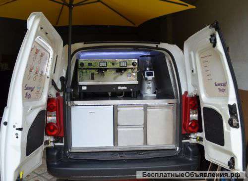 Мобильная Кофейня от компании Del Centra – производство и комплектация