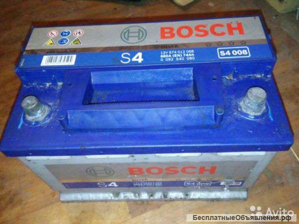 Аккумулятор Bosch silver 74 Ah 680A