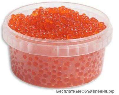 Красную икру кеты с Сахалина