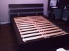 Двуспальная кровать (IKEA) и пружинный матрас