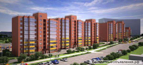 1-комнатная квартира Иркутск, улица Маршала Конева (34,18 м²)