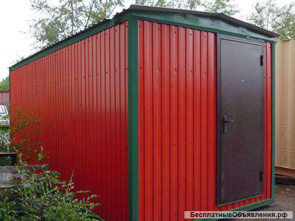 Дачные бытовки на металлокаркасе с утеплением