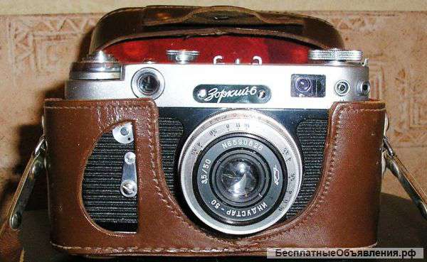 Фотоаппараты Зоркий-6 и Зенит-Е
