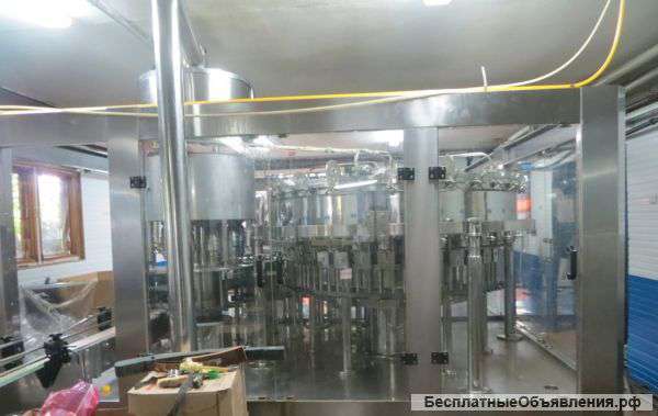 Комплектная линия выдува и розлива в ПЭТ тару (газ/не газ, лимонады, пиво и т. д.)