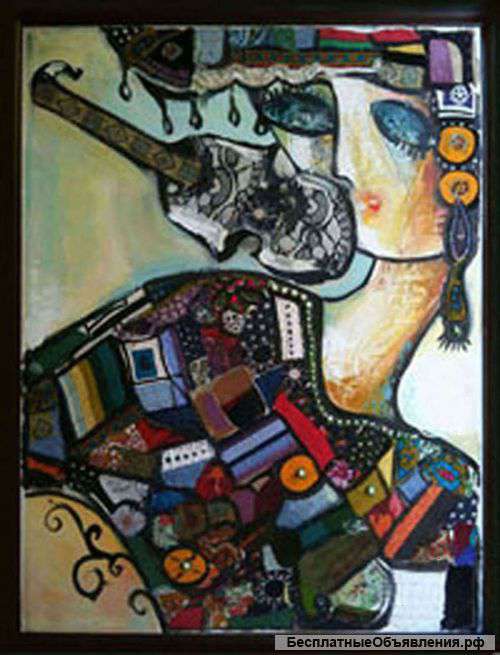 Картина в раме. Женщина виртуоз.