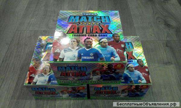 АПЛ 2010-2011. Match Attax Topps Блоки.