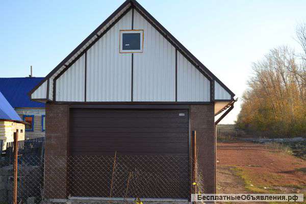 Участок с гаражом