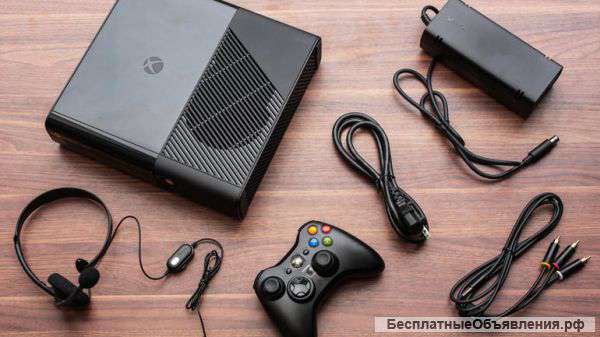 Xbox 360 + 6 игр 250гб