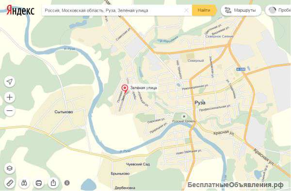 Участок 10 соток в Рузе