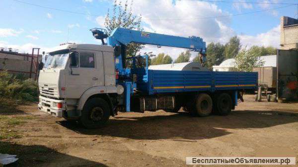 Г. Череповец сдается манипулятор с кранов 11 метров, 7 тонн камаз.