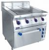 Abat ЭПК-47ЖШ четырехкомфорочная плита с жарочным шкафом (лицевая нерж, серия 700), оборудование
