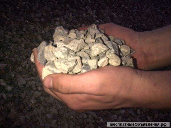 Щебень гравийный в мешках